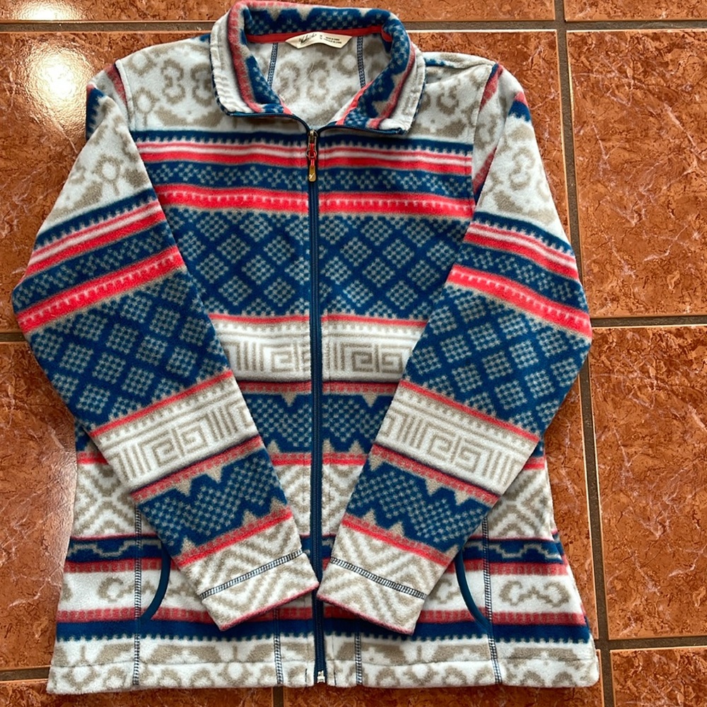Woolrich women’s full zip fleece jacket Sz. M nwot